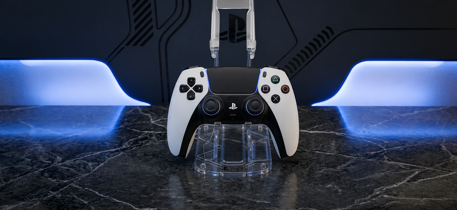 PS5 Custom Controller Blue Element